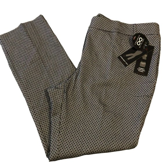 Rekucci Pants - NWT Rekucci Curvy Woman Straight Cut Pants Plus Sz W24 Tummy Control Comfort